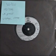The Sensational Alex Harvey Band Delilah Vinyl Record 7" VG/VG ALEX 001 1975