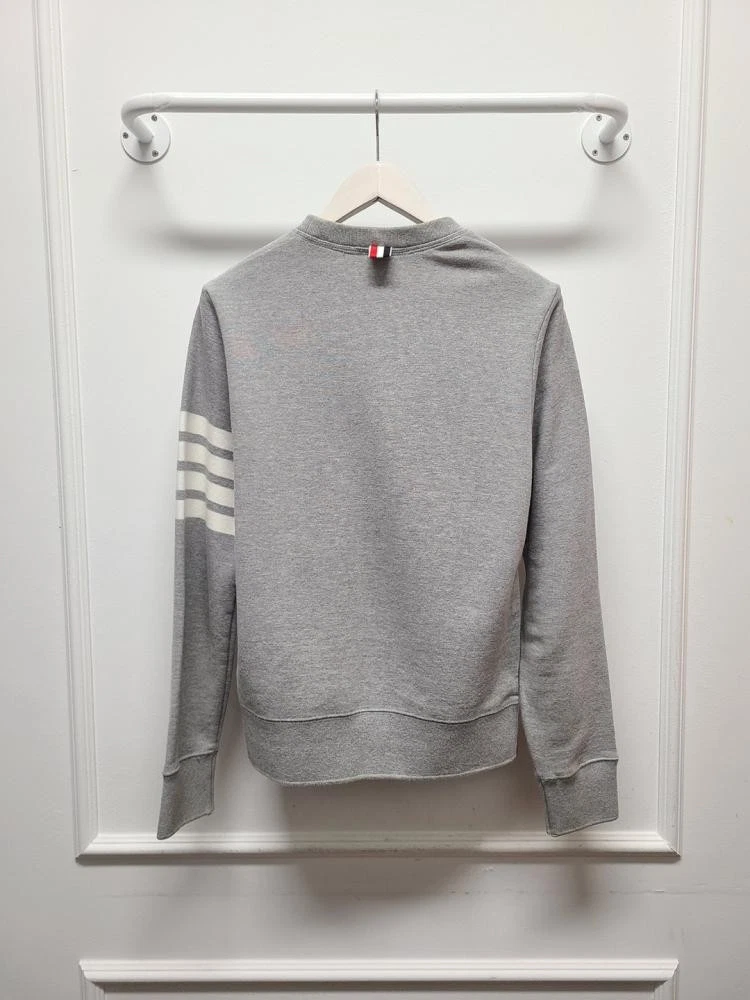 Thom Browne Grigio Bracciale Diagonale Felpa Classica 1 132718472