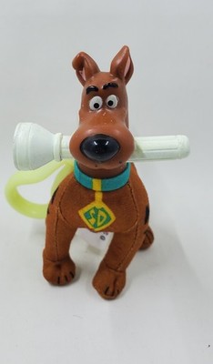 LT1 Vtg Scooby Doo Alien Invaders Keychain Glow In Dark Figure  Toy Bag Clip