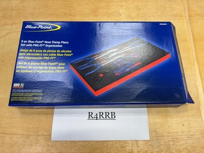 Blue-Point Tools NEW RED FOAM 6pc BLUE Hose Clamp Pliers Foam Set BPHC600FR