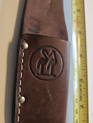 Kissing Crane Fixed Blade Knife Leather Sheath