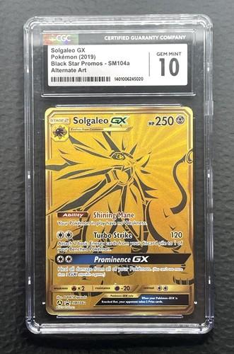 Solgaleo-GX graded CGC 10 for sale on eBay