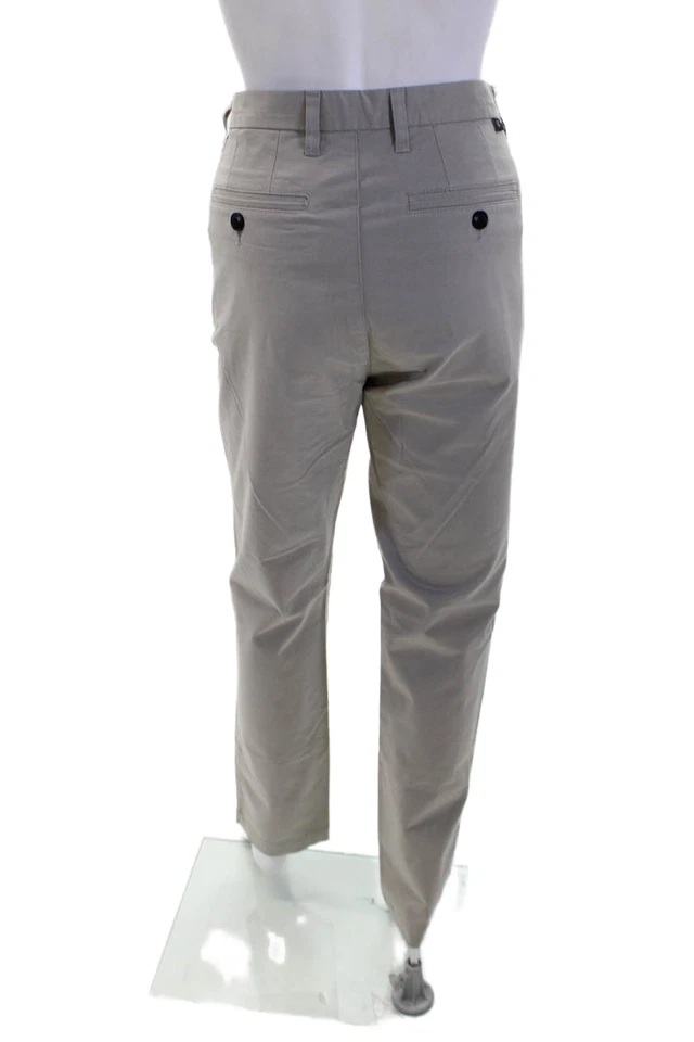 Ted Baker Womens Flat Front Straight Leg Hook and Eye Dress Pants Gray Size 32 - Image 3 of 4