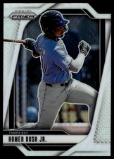 Homer Bush Jr. 2025 Panini Prizm #127 Tampa Bay Rays Silver Prizms