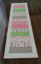 Handmade quilted table runner/Spring/Easter/ Patchwork