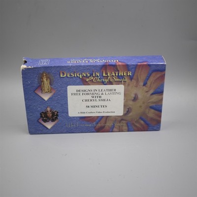 Cheryl Smeja: Designs in Leather (VHS, Hide Crafters, 58 min) Wet Forming Method