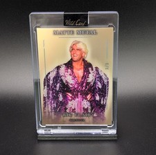 Wild Card Matte Metal Ric Flair Wrestling Card 2026 Serial Numbered 2/2