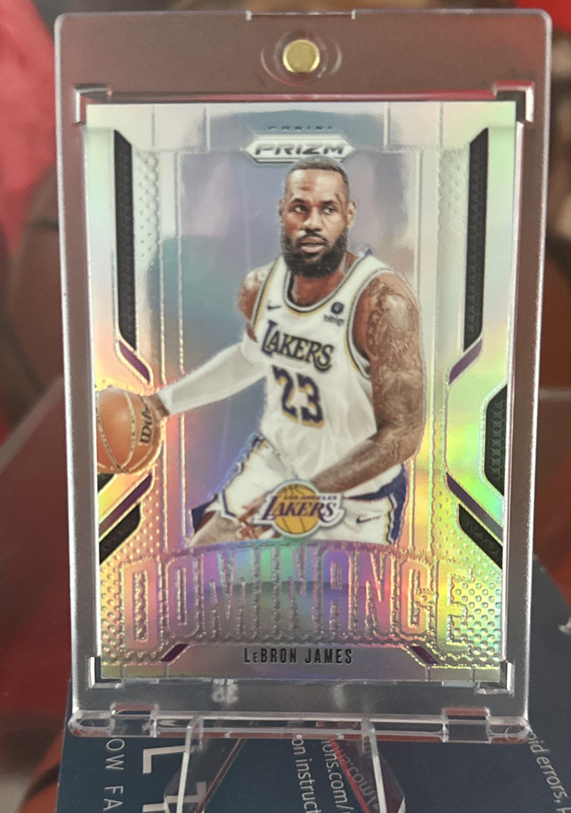 2024-25 Panini Prizm - Dominance LeBron James #14 Silver Prizm