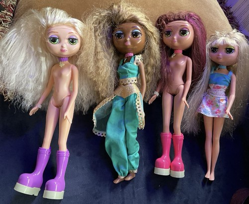 4 2001 Mattel Diva Starz Doll Untested Some Clothes. 12”