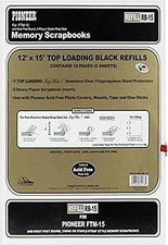 Pioneer Top-Loading Page Protectors 12x15, 5-Pack
