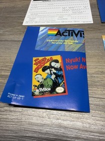 Ghostbusters II (Nintendo Entertainment System NES 1985) CARTRIDGE WITH MANUALS