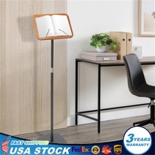 Adjustable Wooden Music Stand Wood Book Stand Multifunction Book Stand 80-130cm