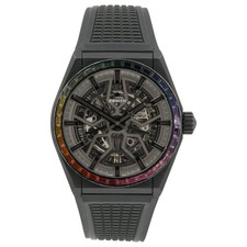 Zenith Defy Gray Dial Ceramic 40mm Automatic Movement Mens Watch 49.9000.670