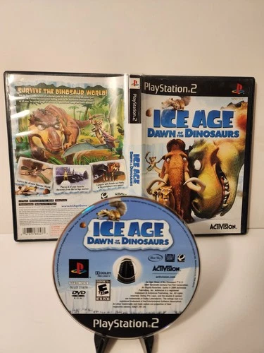 Ice Age: Dawn of the Dinosaurs PlayStation 2 Disc & Case Tested Working