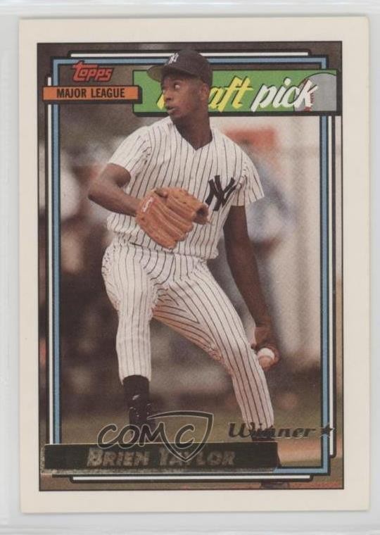 1992 Topps Gold Winner Brien Taylor #6 Rookie RC 0a3