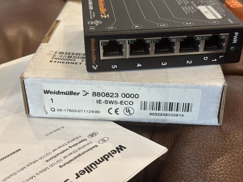 NUOVO switch Ethernet Weidmuller IE-SW5-ECO 8808230000 5 porte 10/100 Mbps SPEDIZIONE VELOCE - Foto 2 di 11