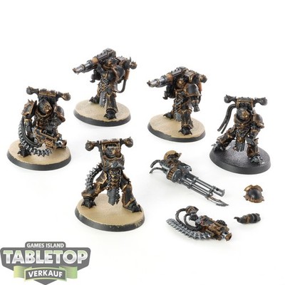 Chaos Space Marines - 5 x Havocs - bemalt