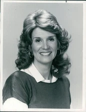 1985 Photo Barbara Bosson Actress Celebrity Hill Street Blues Beautiful 7X9