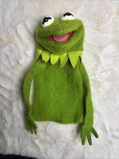 Vintage 1978 Fisher Price Jim Henson Muppets Kermit The Frog Hand Puppet 860