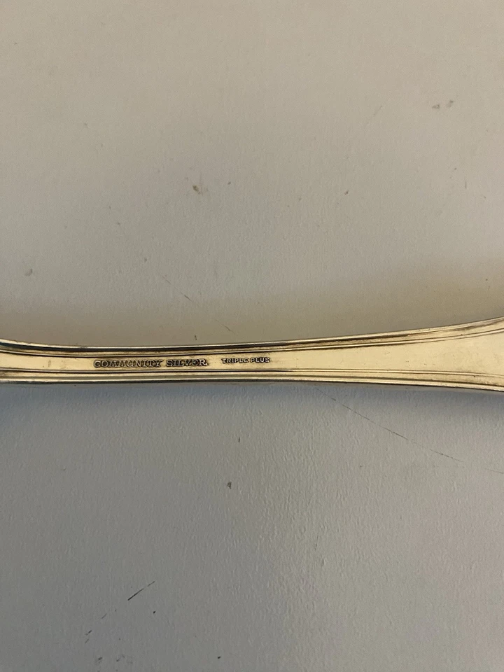Community Silver Triple Plus Serving Spoon - Image 3 of 3