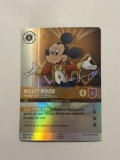Mickey Mouse Friendly Face 18/P1 Disney Lorcana D100 Enchanted Foil Promo