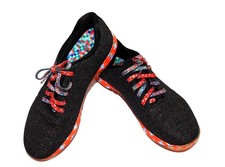 Nobull SuperFabric Outwork Black Tropical Trainer Shoes Sneakers M 10.5 W 12