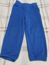 ^Boys Warm Okie Dokie Blue Jogging Sweatpants Size 4Y Elastic Waist EC+
