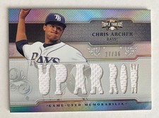 2014 Topps Triple Threads Relics /36 Chris Archer #TTR-CA1