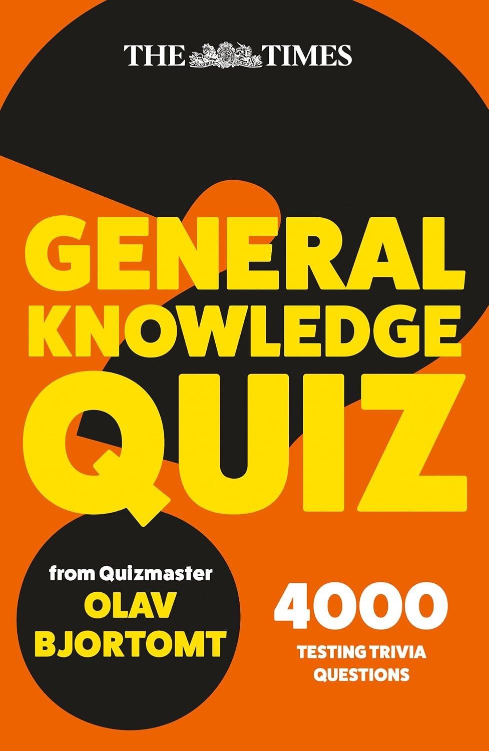 The Times General Knowledge Quiz Book by The Times Mind Games Paperback