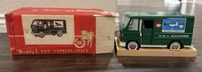 Vintage Buddy L REA Express Delivery Van Pressed Steel Toy Truck W/ Box Insert