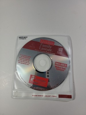 Quicken Family Lawyer Disc / Macintosh Computer Software