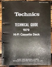 Technics 1979 HiFi Cassette  Cassette Technical Guide Vol.3Manual *Original*