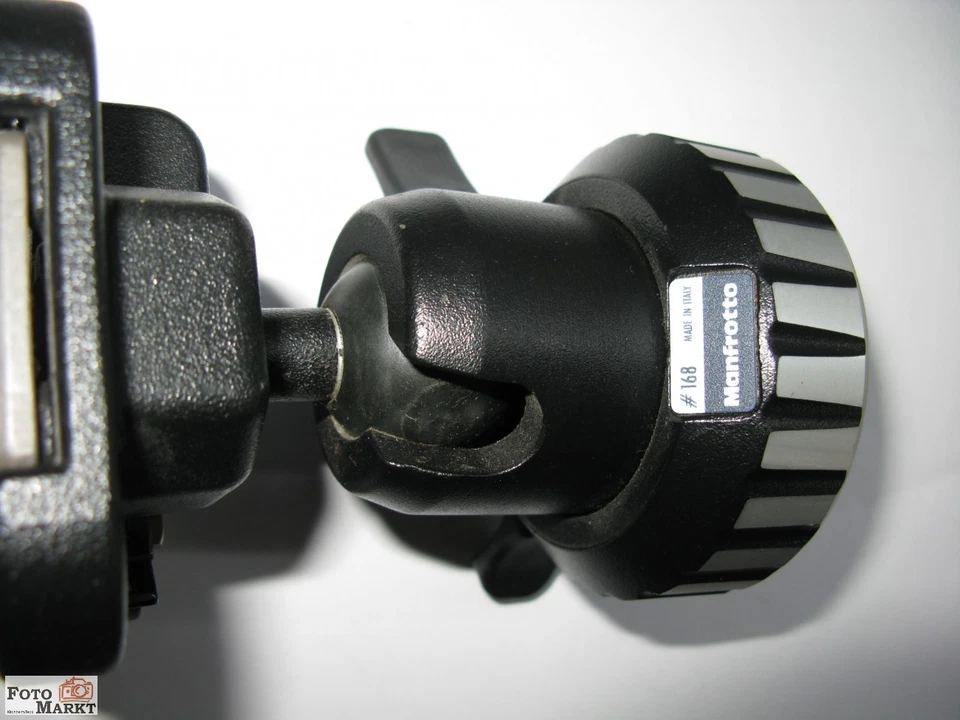 MANFROTTO KUGELKOPF / BALL HEAD / 168 mit Wechselplatte 1/4 Zoll Gewinde - Top - Bild 2 von 4