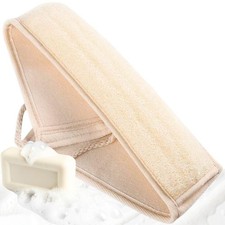 Egyptian Loofah Back Scrubber Natural Exfoliating Shower Sponge Mesh Strap
