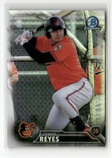 2016 BOWMAN DRAFT #BDC-154 JOMAR REYES CHROME REFRACTOR BALTIMORE ORIOLES