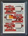 PATRICK MAHOMES II TRAVIS KELCE RICE 2025 NATIONAL TREASURES TRIPLE PATCH 66/99