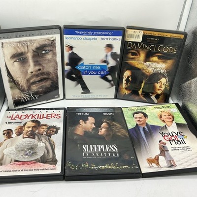 Tom Hanks DVD Lot of 6: Cast Away, Lady Killers, You ve Got Mail + More