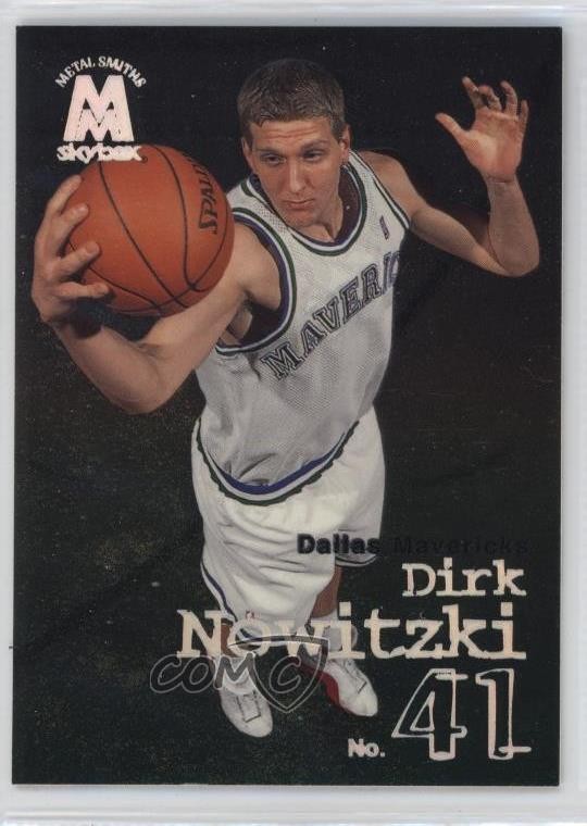 1998-99 Skybox Molten Metal Metal Smiths Dirk Nowitzki #35 Rookie RC HOF