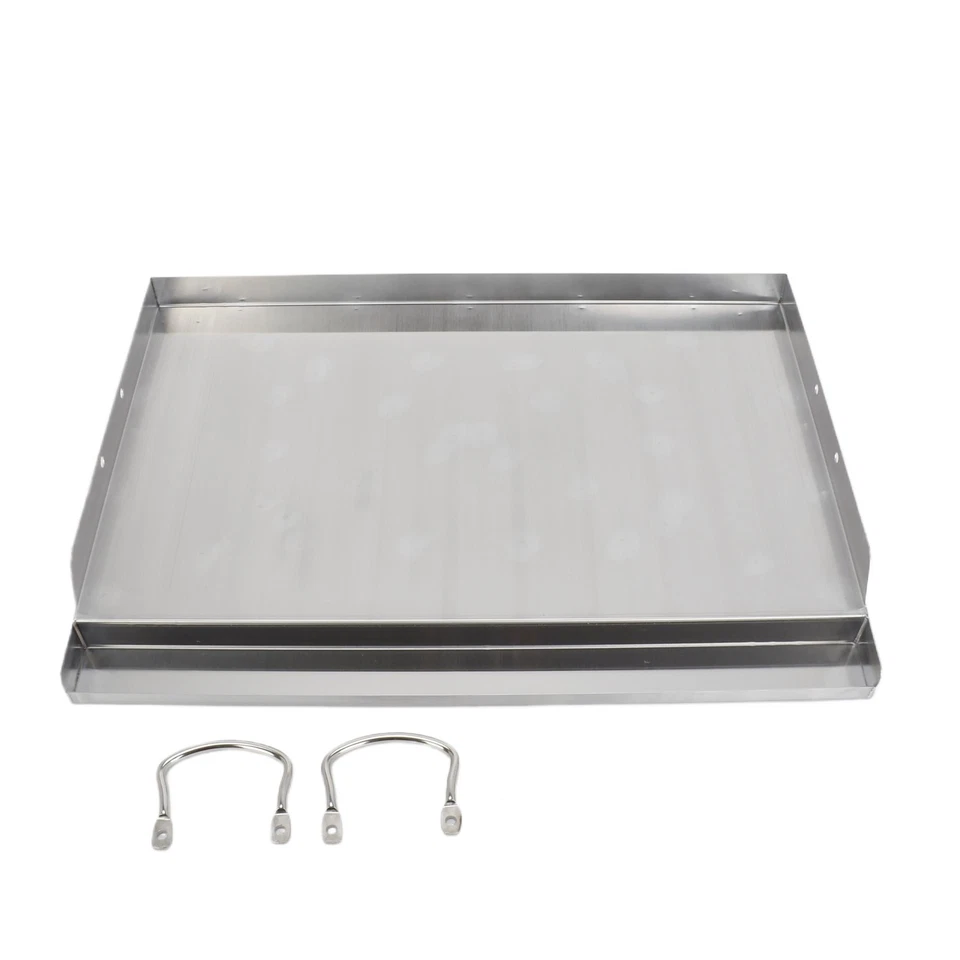 Edelstahl Grillplatte BBQ Plancha passend für Weber Gasgrill und Holzkohlegrill - Bild 2 von 4