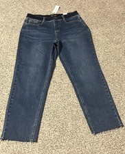 Women's Tribal Jeans Straight Cropped Jeans, Size 6, NWT