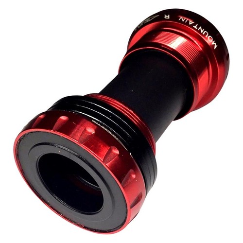 MTB Road BB 68‑73mm for 24mm Shimano FSA Cranks Red BSA Thread New - Picture 7 of 8