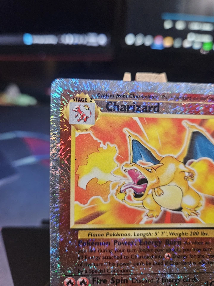 Редкая обратная голографическая карта Pokémon TCG Charizard Legendary Collection 3/110 DMG - Изображение 4 из 4