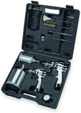 Binks 98-3170 Dual Sv50 Hvlp Gravity Feed Spray Gun Set 2 Gun Set Binks 98-3170 Dual Sv50 Hvlp Gravity Feed Spray Gun Set 2 Gun Set