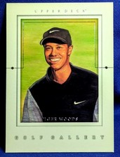 *2001 Upper Deck Gallery #GG4 Tiger Woods Rookie RC Card