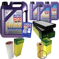Mann Inspektionspaket 8L Liqui Moly 5W-40 FüR BMW X5 E70 3.0D