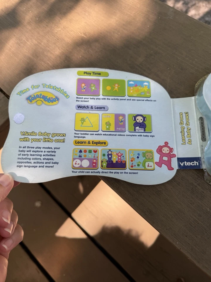 TELETUBBIES Vsmile Game Cartridge- NEW Factory Sealed (Aliens in Pajamas) 2007 - Image 2 of 4