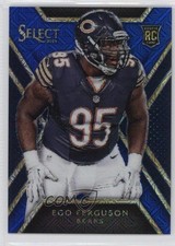 2014 Panini Select Rookies Blue Mojo Prizm 4/25 Ego Ferguson #191 7p8