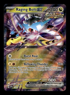 Raging Bolt ex SVP145 SV: Scarlet & Violet Promo Holofoil Pokemon TCG
