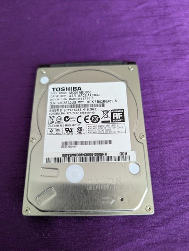 Toshiba MQ01ACF050 500GB 2,5" Slim Festplatte HDD 7mm SATA III 7200 U/min