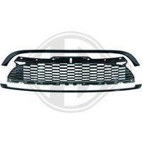 Diederichs KüHlergitter FüR Mini Mini Cabriolet R57 R56 R59 Schwarz GläNzend
